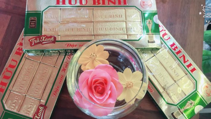 Bánh đậu xanh trà xanh