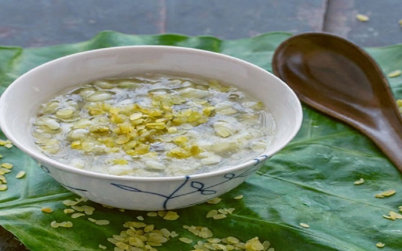 Chè đậu xanh cốm Chè đậu xanh cốm