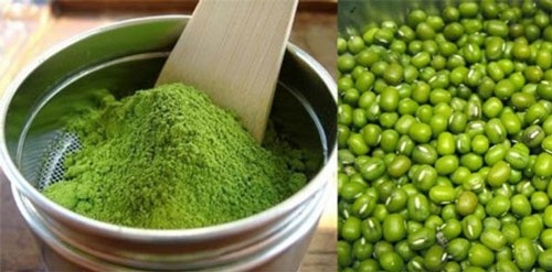 mặt nạ bột đậu xanh 